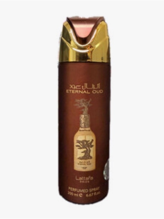 Lattafa Other - Eternal Oud Perfumed BodySpray - Brown & Gold